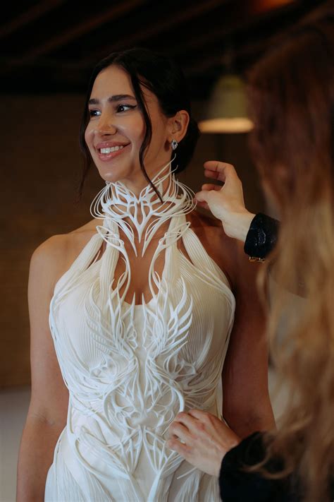 Iris van Herpen Designed First 3D-Printed Wedding Dress