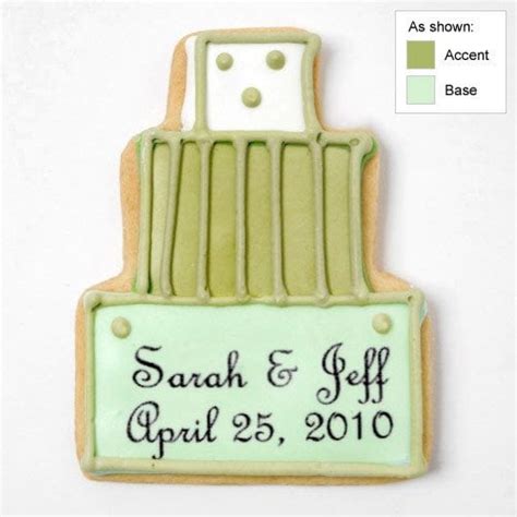 Personalized Wedding Cookie, Personalized Wedding Cake Cookies