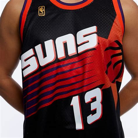 Phoenix Suns Jersey : Adidas Kevin Johnson Phoenix Suns Black Hardwood ...