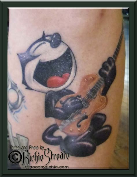 Felix The Cat Tattoo Designs