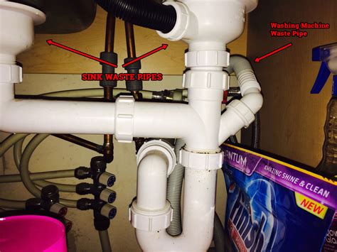 How can I connect dishwasher waste pipe to sink waste pipe? - Home
