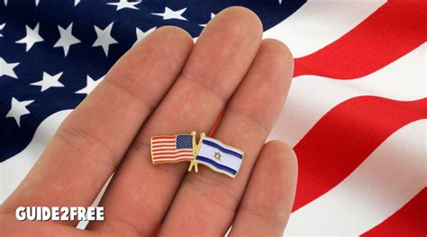 FREE U.S. Israel Flag Pin