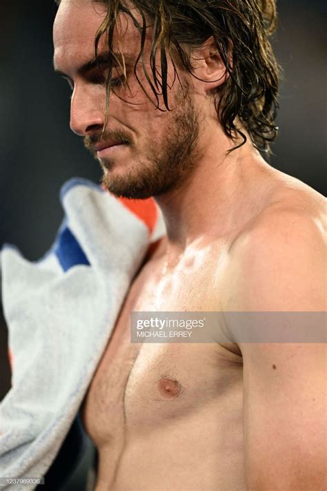 stefanos tsitsipas shirt change  australian open