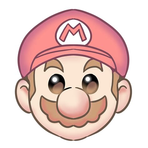 cartoon mario face