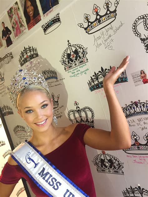 Miss Universe Iceland. Sponsored by Deja Vu Boutique. Signing the