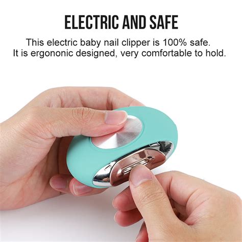 opvise Electric Nail Clippers Ergonomic Design Fully Automatic Nail ...