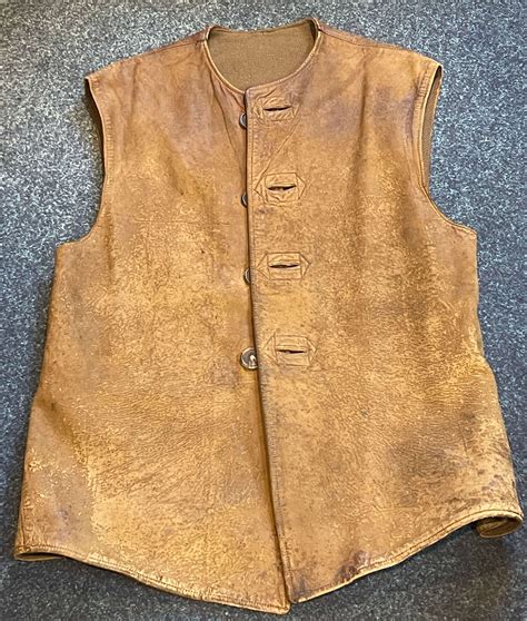 Second World War British Army issue, leather jerkin in WW2 jackets & coats