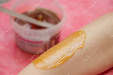 Sugaring epilation — Stock Photo © olinchuk #6646012