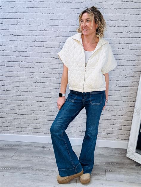 Charlston Quilted Bomber | Cream – LOVED by Da