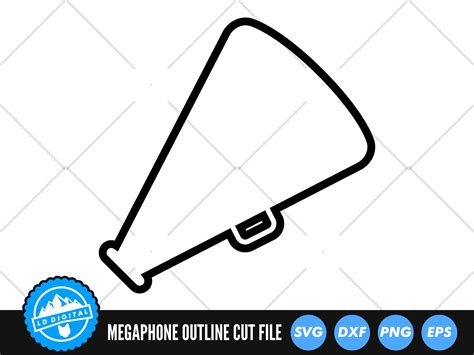 cheerleader megaphone clip art 8