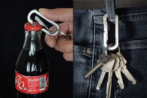 BAUHAUS Titanium Keychain / Key Carabiner - SHOUTS