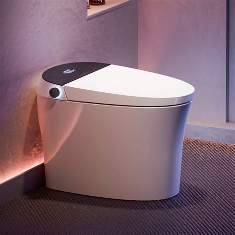 CANEST Smart Bidet Toilet, Smart Toilet with Bidet Built in, Pump-assisted Flush, Foot Sensor