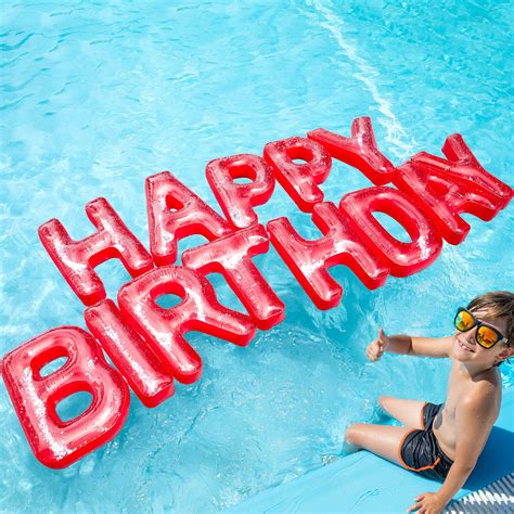 Buy Pool Party Decorations Happy Birthday Pool Floats Large Floating