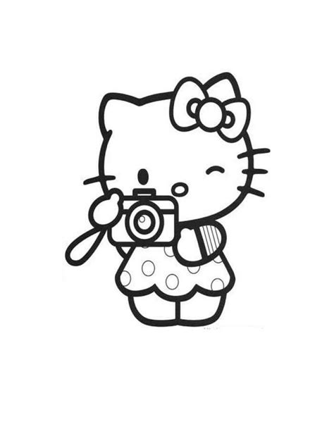 Розмальовки Хелло Кітті Hello Kitty