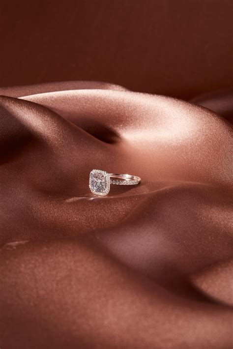 Charlotte Halo Diamond Engagement Ring 14K Gold | Carter Eve Jewelry