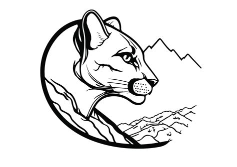 COUGAR HEAD SVG Cougar Clipart Cougar Head Svg Cut File for - Etsy UK