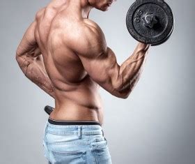 strong sport fitness man stock photo