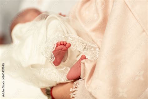 Baptism ceremony in Church. The sacrament of baptism Stock Photo ...