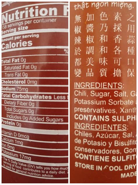 Not that I'm going to stop eating it, but how can Sriracha say that