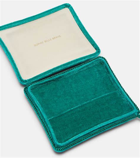 Velvet jewelry box in green - Sophie Bille Brahe | Mytheresa