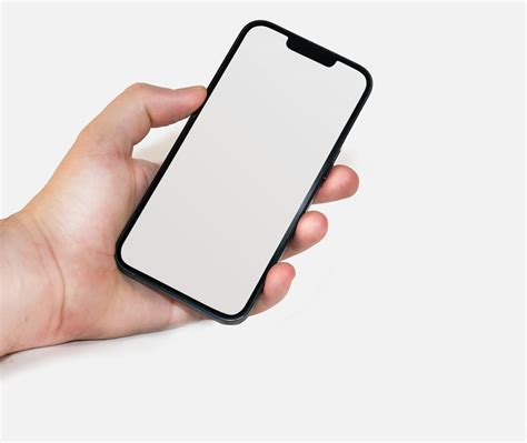 faceless person demonstrating empty screen  smartphone  stock photo