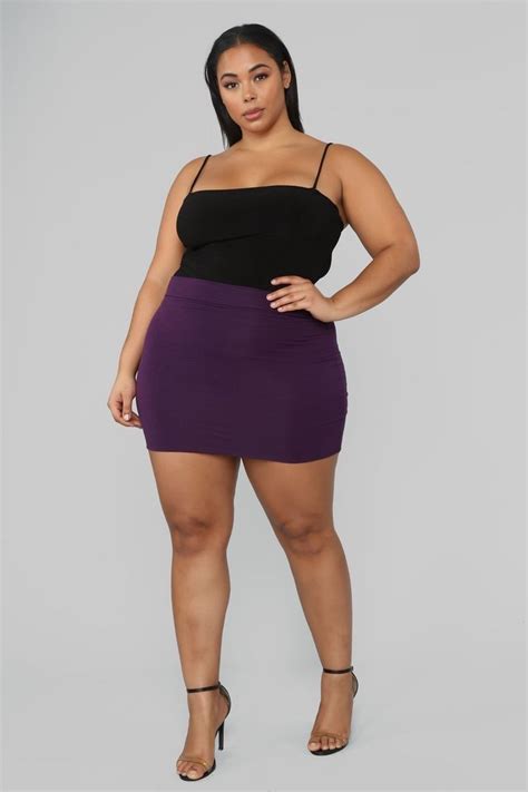 by Big Pun on Tabria Majors | Mini skirts, Plum fashion, Plus size ...