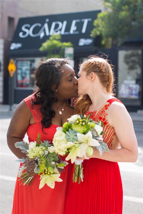 Wedding: Lauren & Jessie | A Bicycle Built For Two | Lesbian bride