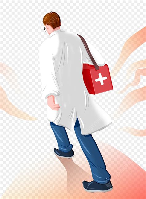 Doctor Back PNG Picture, Doctor Back, Doctors, Back View, Epidemic PNG