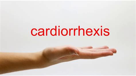 How to Pronounce cardiorrhexis - American English - YouTube