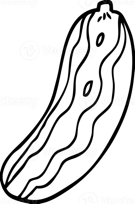 line drawing cartoon cucumber plant 39920981 PNG