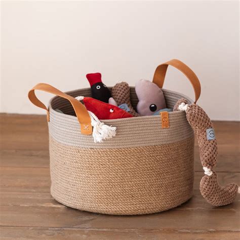 Dog Toy Basket - Etsy