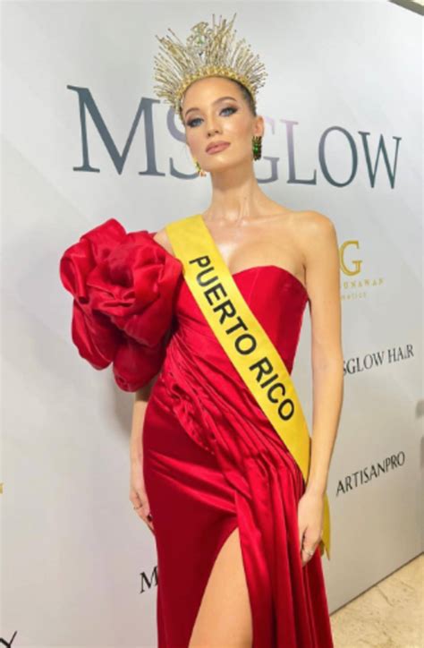 Así se vio Oxana Rivera en la conferencia de prensa de Miss Grand