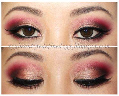 BeautyRedefined by Pang: Red Eyes/ Grey Lips Makeup Look