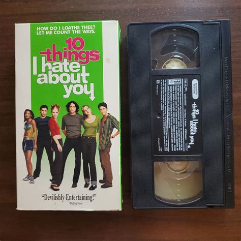 TWO Classic Teen Movies on VHS, 10 Things I Hate About You and Not