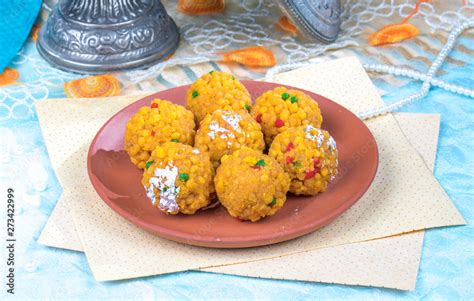 Motichoor Laddu Stock Photo | Adobe Stock