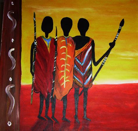 Pinturas Africanas E Seus Significados - As mais belas pinturas africana ~ Arte da África ~ Pinturas do AUwe