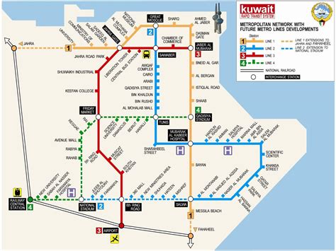 Kuwait airport terminal map - Kuwait airport terminal m map (Western ...