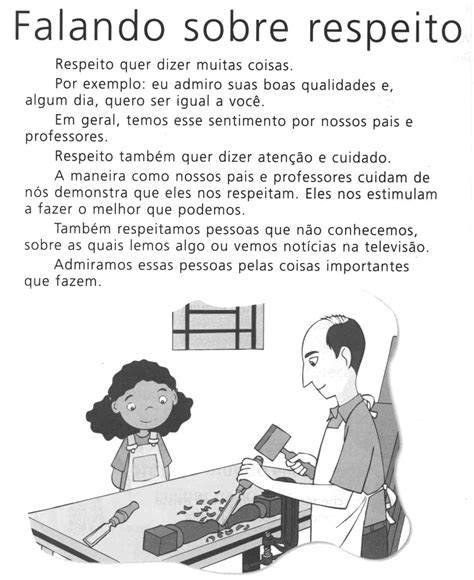 Um Texto Falando Sobre - Prof@ Dit@: Texto - Falando sobre respeito