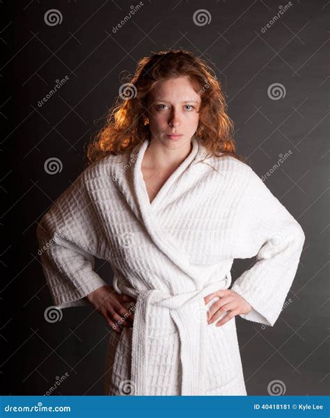 Nude Redhead stock image. Image of pretty, long, hair - 40418181