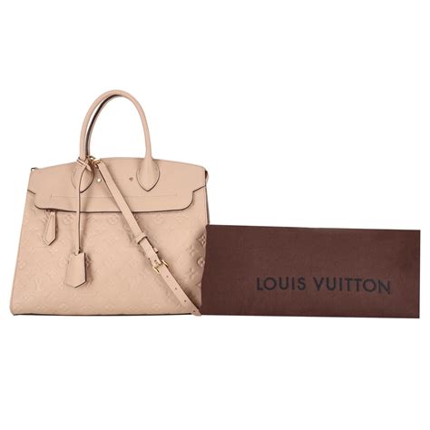 louis vuitton pont neuf dune monogram empreinte leather gm bag  sale