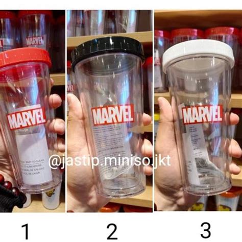 Miniso - MARVEL TUMBLER + Suck 420ml | Shopee Malaysia