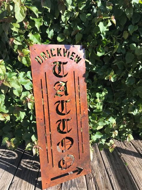 metal signs custom metal signs large metal signs business signs rustic