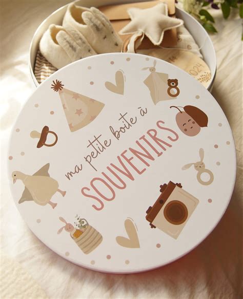 Petits Souvenirs - Boite souvenirs rondes - tons de rose - Rainbows&Lollipops
