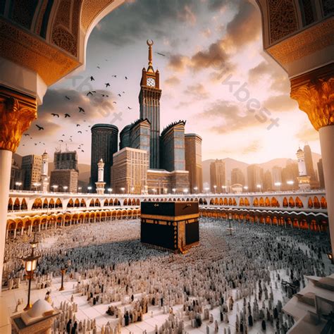 A Beautiful View Of Makka Kaba Sharif Photo | JPG Free Download - Pikbest