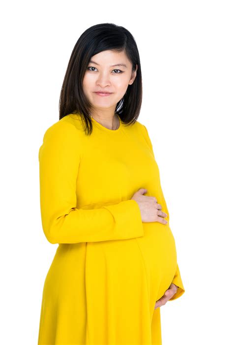 pregnant asian woman in yellow dress - WorkLife Law