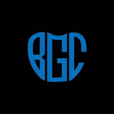 bgc letter logo creative design bgc unique design  vector art
