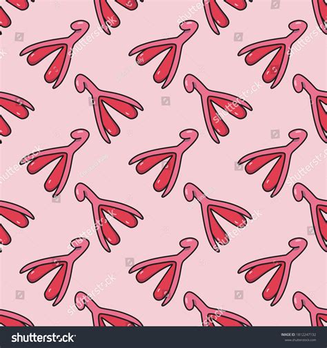 Vector Graphics Seamless Pattern Art Illustration Stock Vector (Royalty