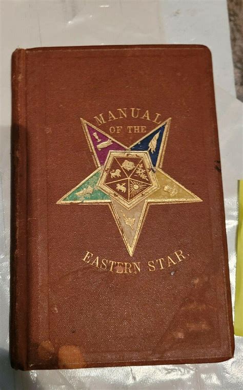 Order Of Eastern Star Manual