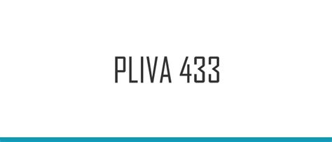 PLIVA 433 – Composition, Uses, Side-Effects, Warnings