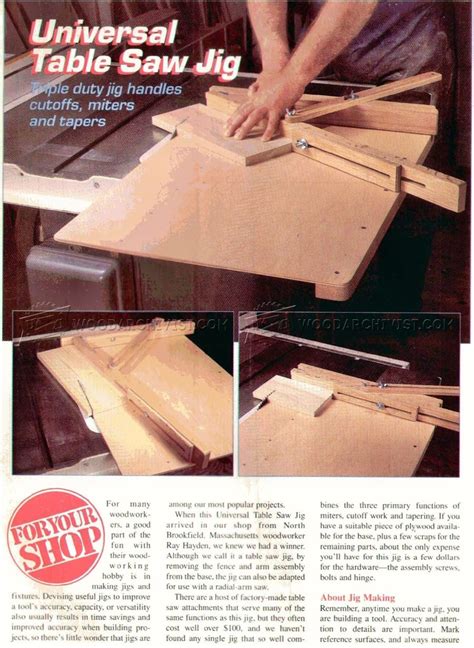 Crosscut Sled Plans • WoodArchivist